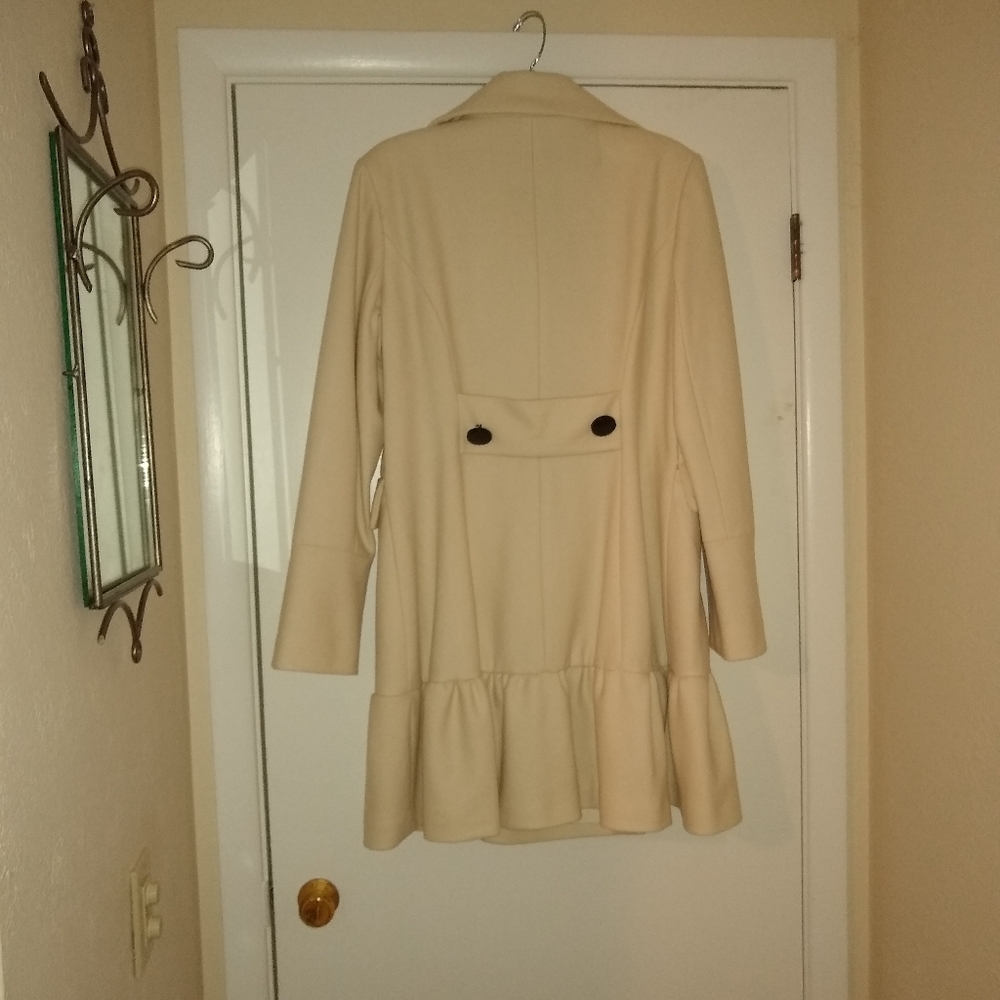 Ivory Pea Coat